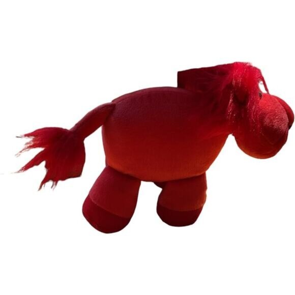 Red Plush Lion Stuffed Animal By Pier 1 Imports - Picture 4 of 7